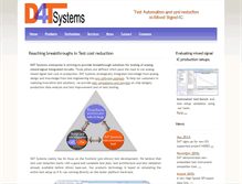 Tablet Screenshot of d4t-systems.com